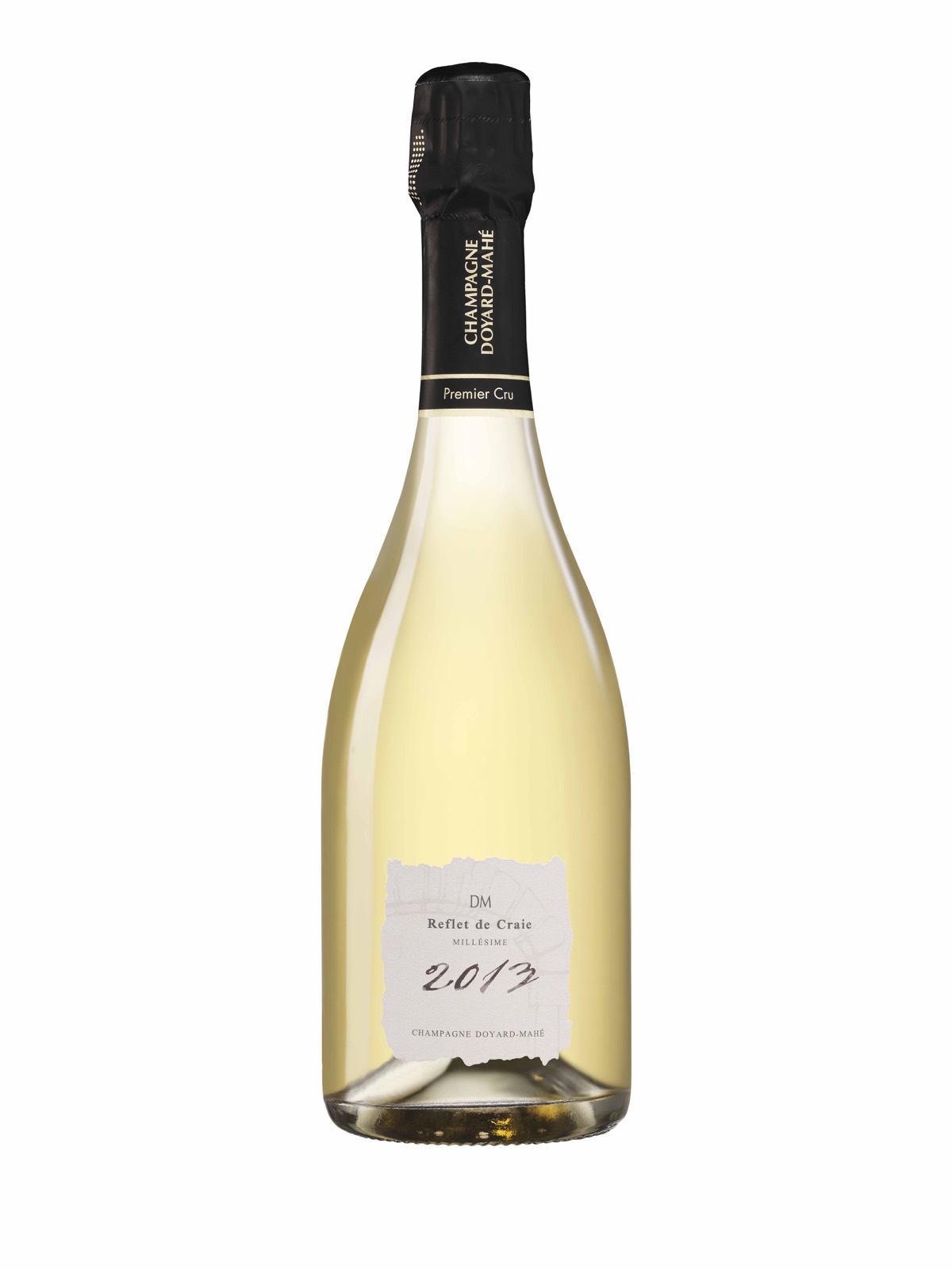 Bouteille Reflet de Craie millésime 2013, vieillie en cave à Vertus